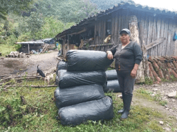 Matilde at her dairy farm